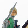 Figurine Starlux Cavalier Chevalier Moyen Age Armure Guerrier Lance