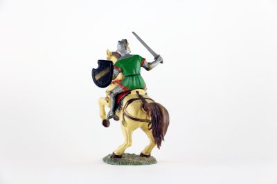Figurine Starlux Cavalier Chevalier Moyen Age Armure Guerrier Lance