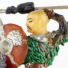 Figurine Elastolin Cavalier Hun Barbare Guerrier Lance Plastique
