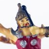 Figurine Elastolin Cavalier Hun Barbare Guerrier Lance Plastique