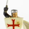 Figurine Starlux Cavalier Chevalier Moyen Age Armure Guerrier Lance