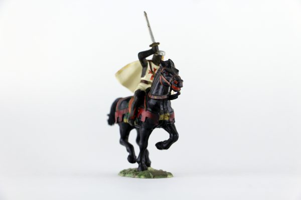 Figurine Starlux Cavalier Chevalier Moyen Age Armure Guerrier Lance