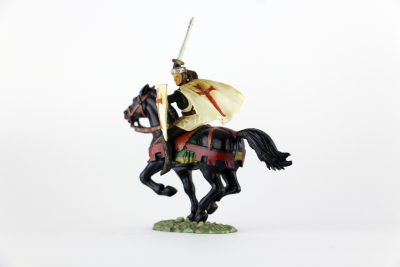 Figurine Starlux Cavalier Chevalier Moyen Age Armure Guerrier Lance