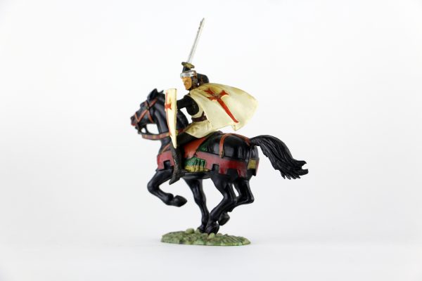 Figurine Starlux Cavalier Chevalier Moyen Age Armure Guerrier Lance