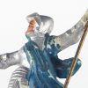 Figurine Plastique plein France Jeanne D'Arc Guerre de 100 ans Moulée peinture origine