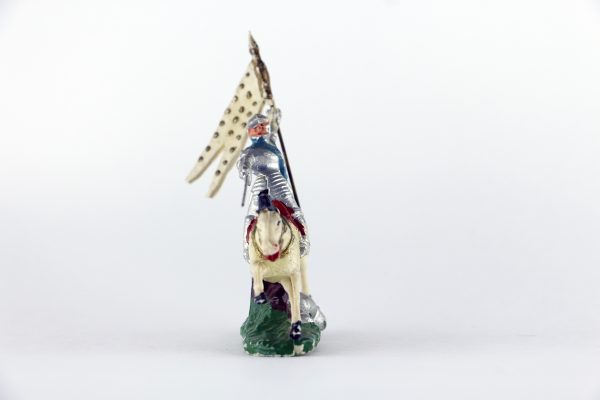Figurine Plastique plein France Jeanne D'Arc Guerre de 100 ans Moulée peinture origine