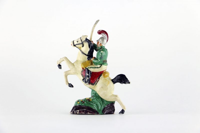 Figurine Plastique plein France Carabinier Moulée peinture origine