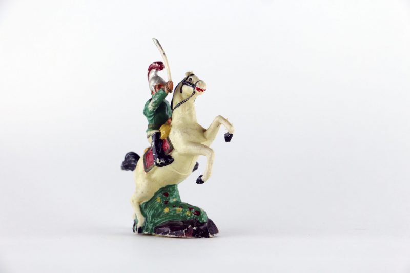 Figurine Plastique plein France Carabinier Moulée peinture origine