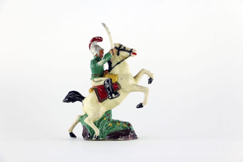 Figurine Plastique plein France Carabinier Moulée peinture origine