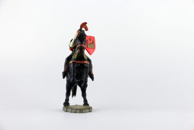 Figurine Starlux Cavalier Chevalier Moyen Age Armure Guerrier Lance
