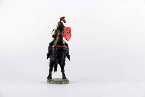 Figurine Starlux Cavalier Chevalier Moyen Age Armure Guerrier Lance