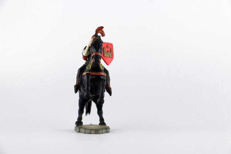Figurine Starlux Cavalier Chevalier Moyen Age Armure Guerrier Lance