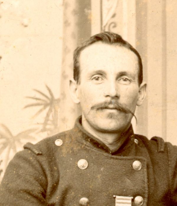 Grande CDV - Carte Cabinet - Infanterie de Marine - Troupe du Corps Expéditionnaire en Asie Allemand - Guerre 1900 - Tonkin - Chine Guerre de Boxers - Médaille