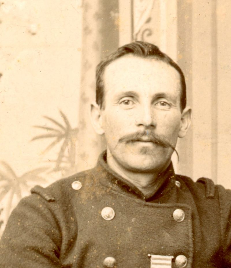 Grande CDV - Carte Cabinet - Infanterie de Marine - Troupe du Corps Expéditionnaire en Asie Allemand - Guerre 1900 - Tonkin - Chine Guerre de Boxers - Médaille