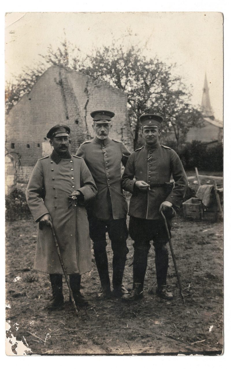 Photo Carte Postale - Armée Allemande - Manoeuvre - Uniforme - Officier - Guerre 14/18 - Front