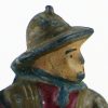 Figurine Plomb Creux Cowboy Western Indien Campement Orpailleur Plaine Amerique