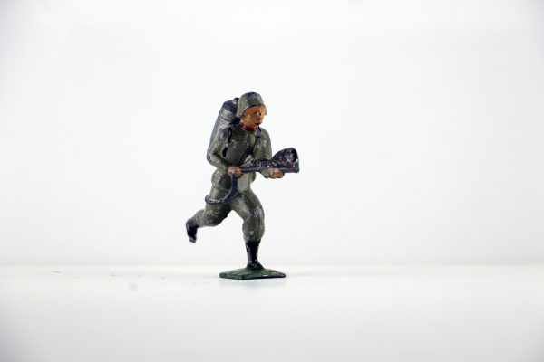 Figurine Plomb Creux Allemagne 1914/1918 Lance Flamme Tranchée Flammenwerfer