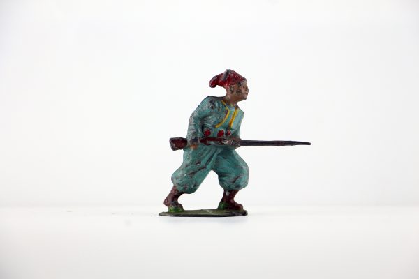 Figurine Plomb Creux France Turcos Uniforme Tirailleur Algérien Chechia