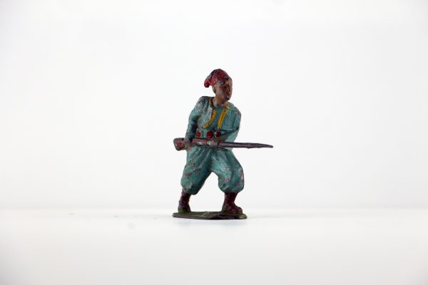 Figurine Plomb Creux France Turcos Uniforme Tirailleur Algérien Chechia