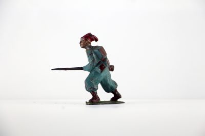 Figurine Plomb Creux France Turcos Uniforme Tirailleur Algérien Chechia