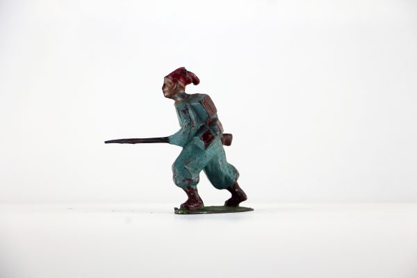 Figurine Plomb Creux France Turcos Uniforme Tirailleur Algérien Chechia