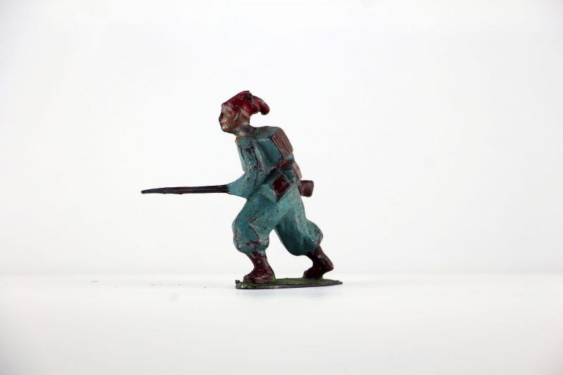 Figurine Plomb Creux France Turcos Uniforme Tirailleur Algérien Chechia