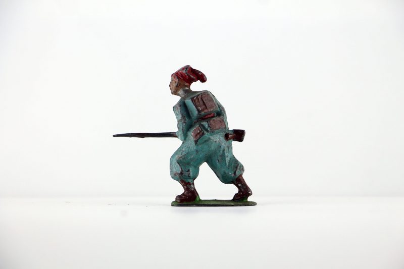 Figurine Plomb Creux France Turcos Uniforme Tirailleur Algérien Chechia