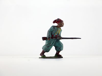 Figurine Plomb Creux France Turcos Uniforme Tirailleur Algérien Chechia