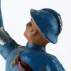 Figurine Plomb Creux France Poilu Chef de Musique Fanfare Guerre 14/18 Uniforme Tranchée Front