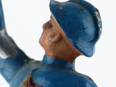 Figurine Plomb Creux France Poilu Chef de Musique Fanfare Guerre 14/18 Uniforme Tranchée Front
