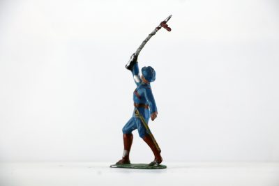 Figurine Plomb Creux France Poilu Chef de Musique Fanfare Guerre 14/18 Uniforme Tranchée Front