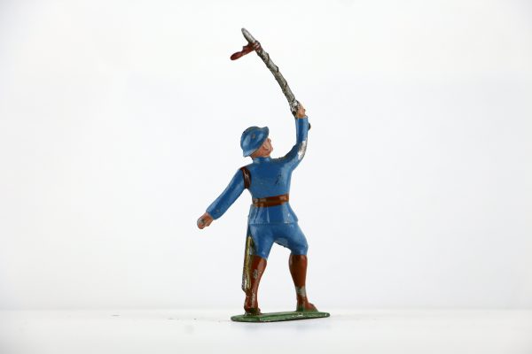 Figurine Plomb Creux France Poilu Chef de Musique Fanfare Guerre 14/18 Uniforme Tranchée Front