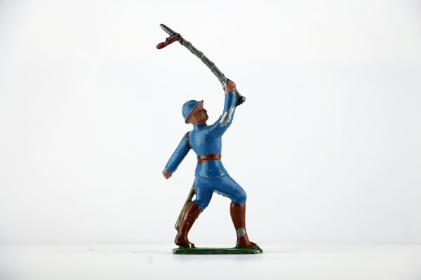Figurine Plomb Creux France Poilu Chef de Musique Fanfare Guerre 14/18 Uniforme Tranchée Front