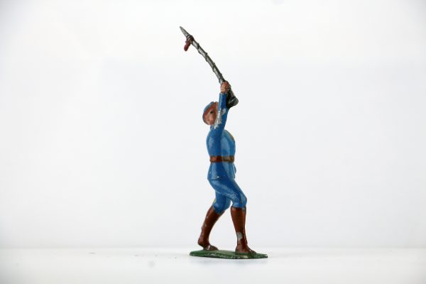 Figurine Plomb Creux France Poilu Chef de Musique Fanfare Guerre 14/18 Uniforme Tranchée Front