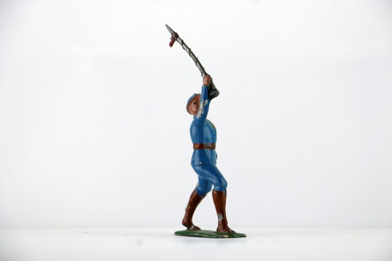 Figurine Plomb Creux France Poilu Chef de Musique Fanfare Guerre 14/18 Uniforme Tranchée Front