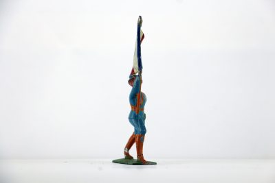 Figurine Plomb Creux France Poilu Drapeau Français Guerre 14/18 Uniforme Tranchée Front
