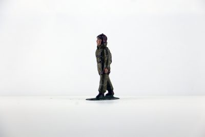 Figurine Plomb Creux France Aviateur Pilote Aviation Française Guerre 39 Uniforme