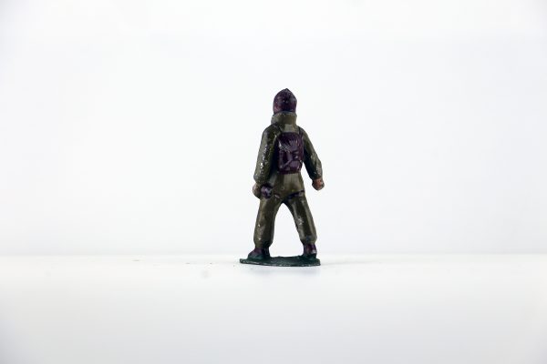 Figurine Plomb Creux France Aviateur Pilote Aviation Française Guerre 39 Uniforme