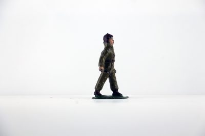 Figurine Plomb Creux France Aviateur Pilote Aviation Française Guerre 39 Uniforme