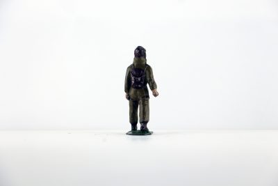 Figurine Plomb Creux France Aviateur Pilote Aviation Française Guerre 39 Uniforme
