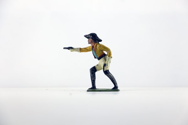 Figurine Plomb Creux Amerique CowBoy Buffalo Bill Guerre Indienne Bill Cody