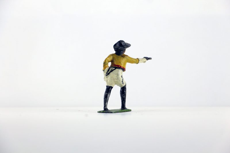 Figurine Plomb Creux Amerique CowBoy Buffalo Bill Guerre Indienne Bill Cody