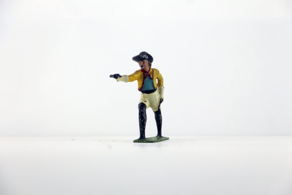 Figurine Plomb Creux Amerique CowBoy Buffalo Bill Guerre Indienne Bill Cody