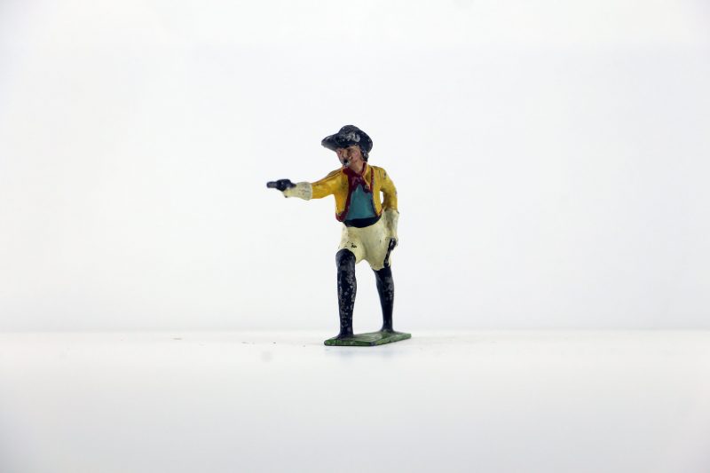 Figurine Plomb Creux Amerique CowBoy Buffalo Bill Guerre Indienne Bill Cody