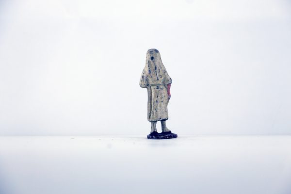 Figurine Plomb Creux France Infirmière Française Guerre 39 Uniforme Campagne Militaire
