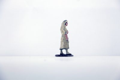 Figurine Plomb Creux France Infirmière Française Guerre 39 Uniforme Campagne Militaire