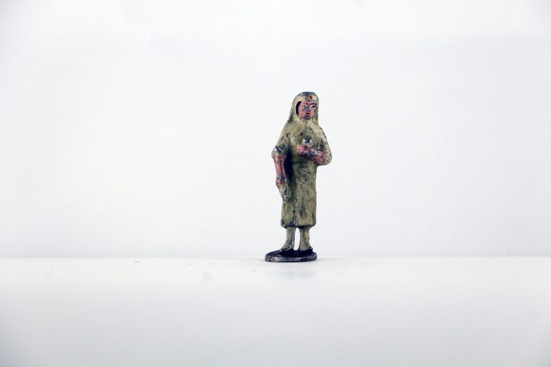Figurine Aluminium France Infirmière Française Guerre 39 Uniforme Campagne Militaire