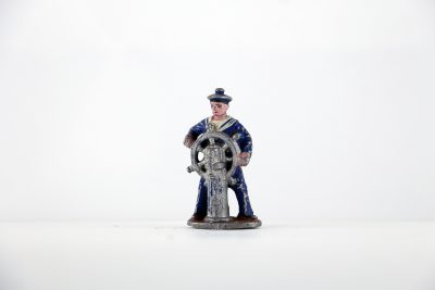 Figurine Plomb Creux France Marine Française Guerre 39 Uniforme Campagne Militaire