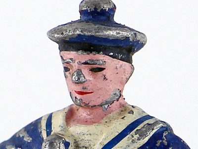 Figurine Aluminum France Marine Française Guerre 39 Uniforme Campagne Militaire