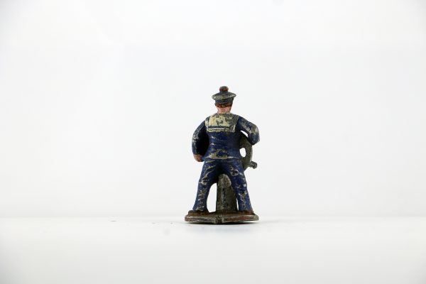 Figurine Plomb Creux France Marine Française Guerre 39 Uniforme Campagne Militaire